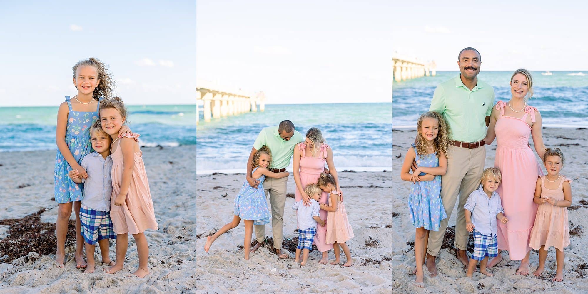 Boca Raton family photos at the beach