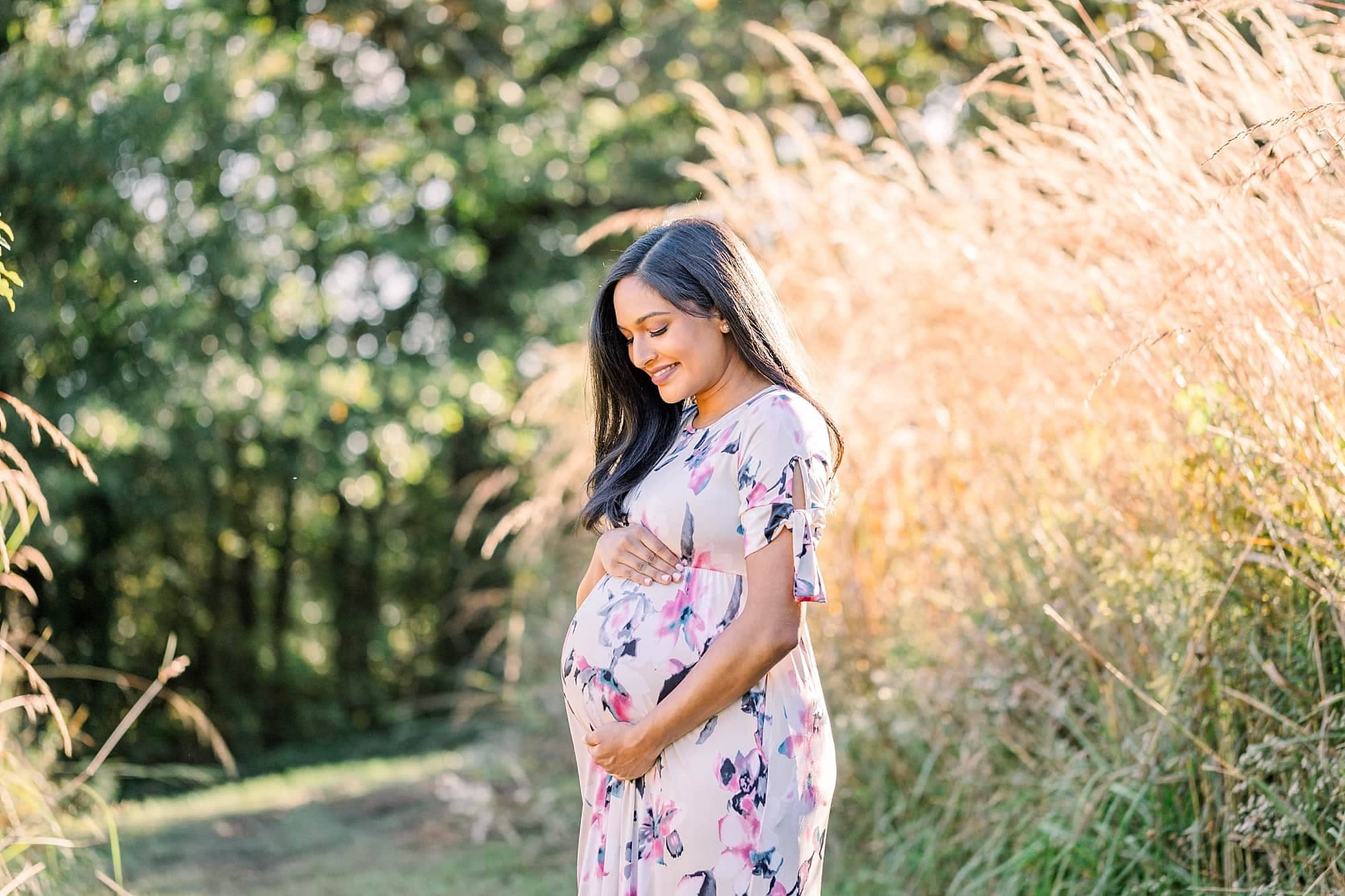 Flamingo Garden maternity photo shoot
