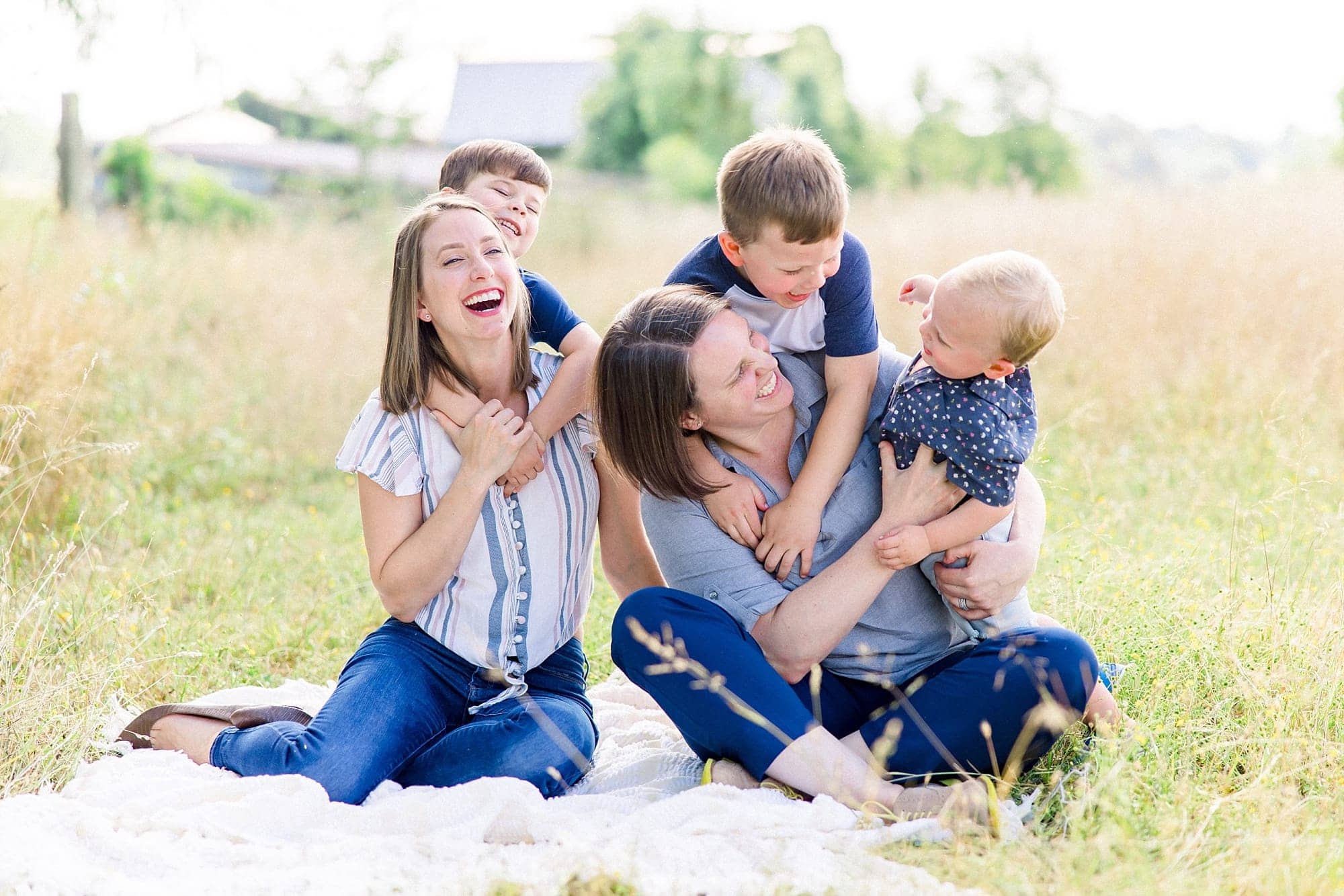 South Florida Family Photographer with family of five