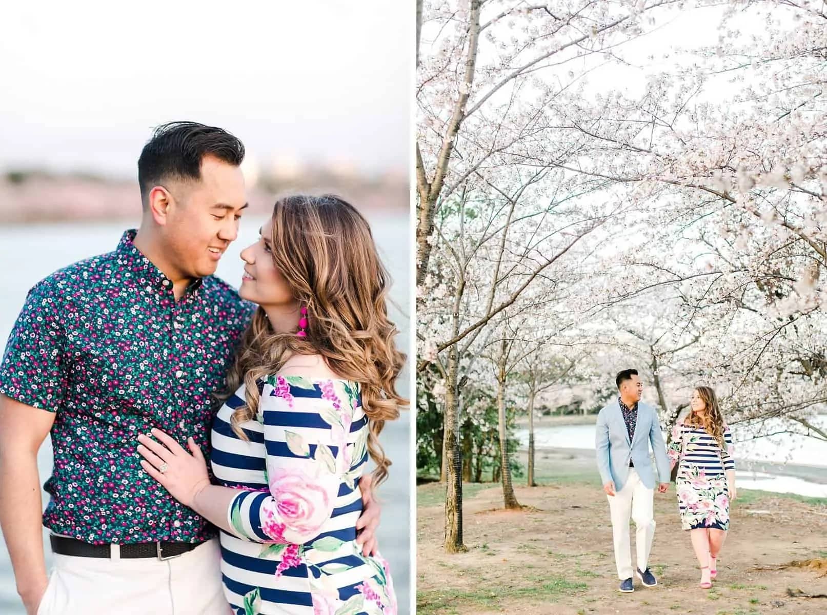 Cherry Blossom Engagement