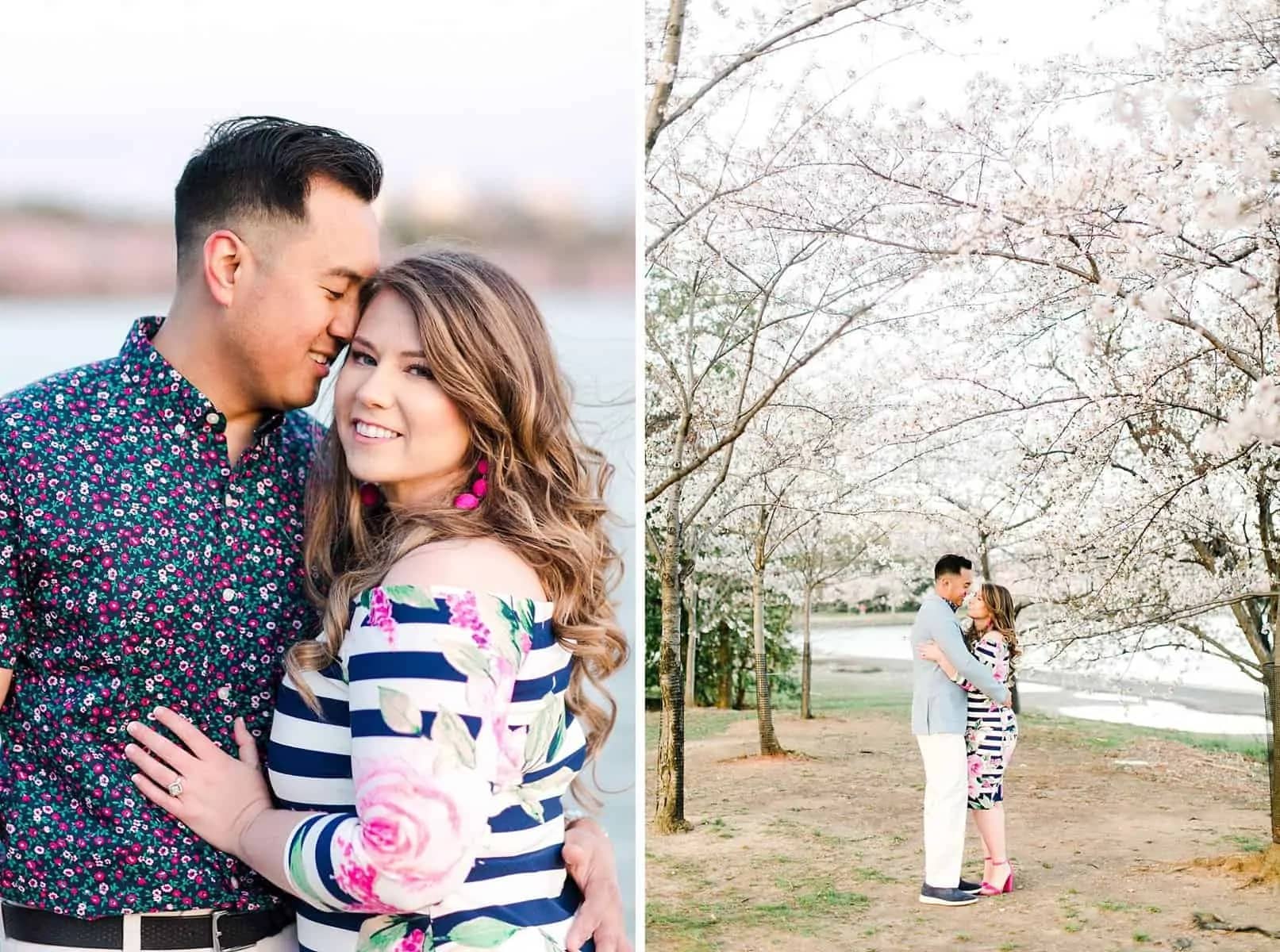 Cherry Blossom Engagement