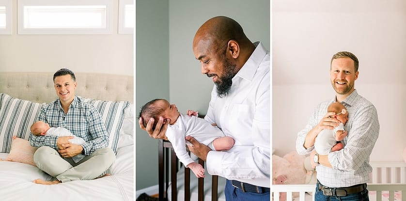 dad what to wear lifestyle newborn session